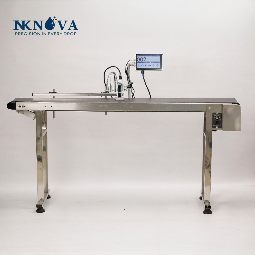Máy In Phun Tự Động Băng Tải D21A