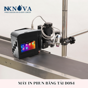 Máy in phun cầm tay 4 đầu tích hợp băng tải D084