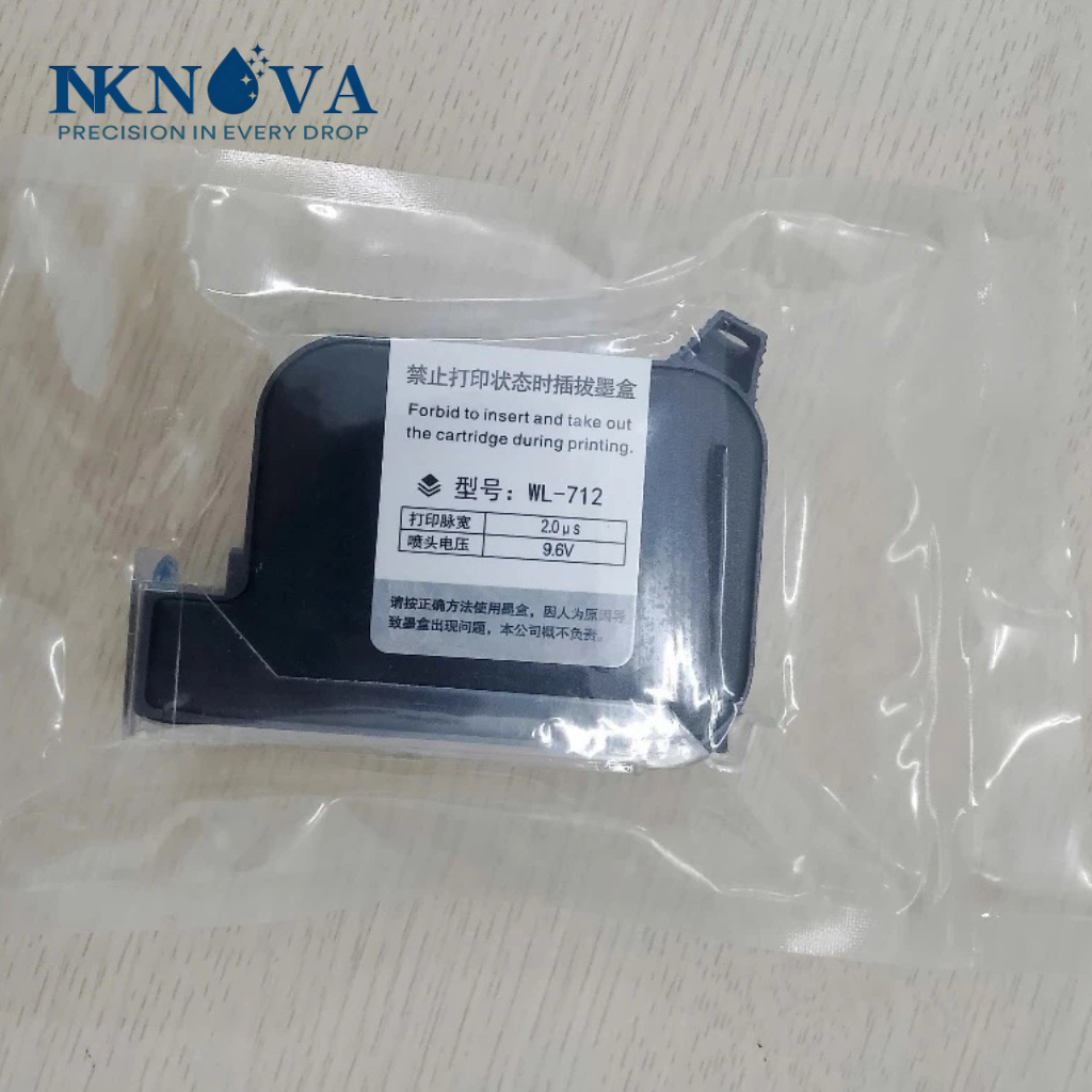 Mực đen Máy in phun cầm tay 12.7mm