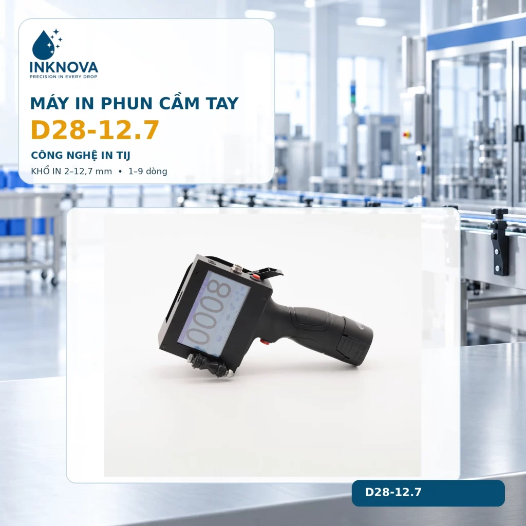 Máy in phun cầm tay D28-12.7