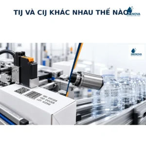 So sánh máy in TIJ và CIJ trên dây chuyền sản xuất.
