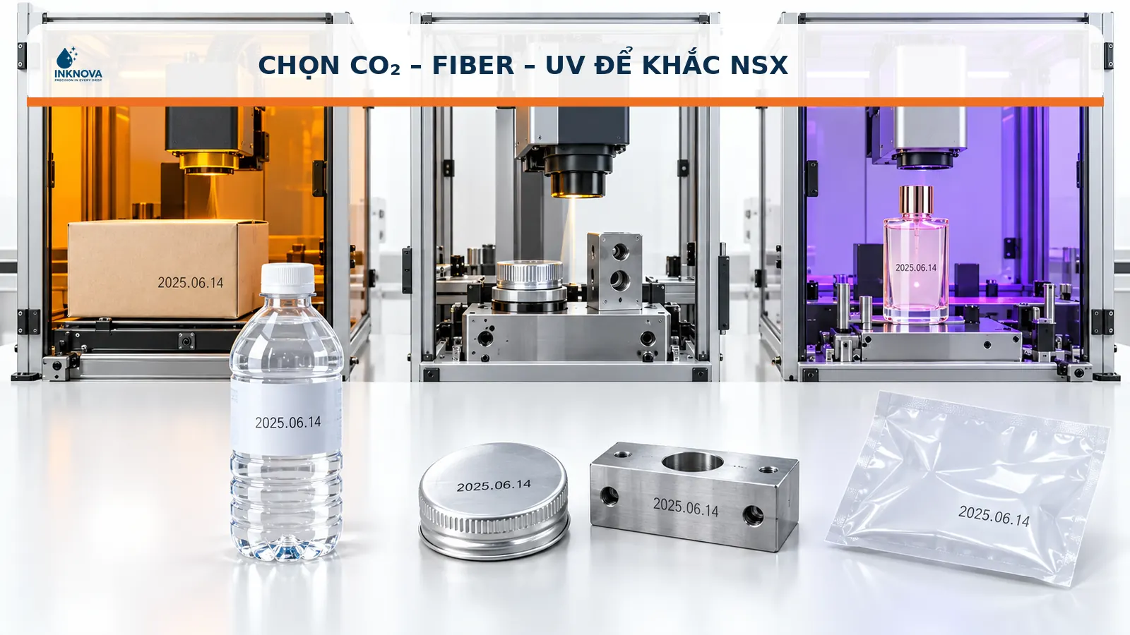 Chọn laser CO2 fiber hay UV để khắc NSX