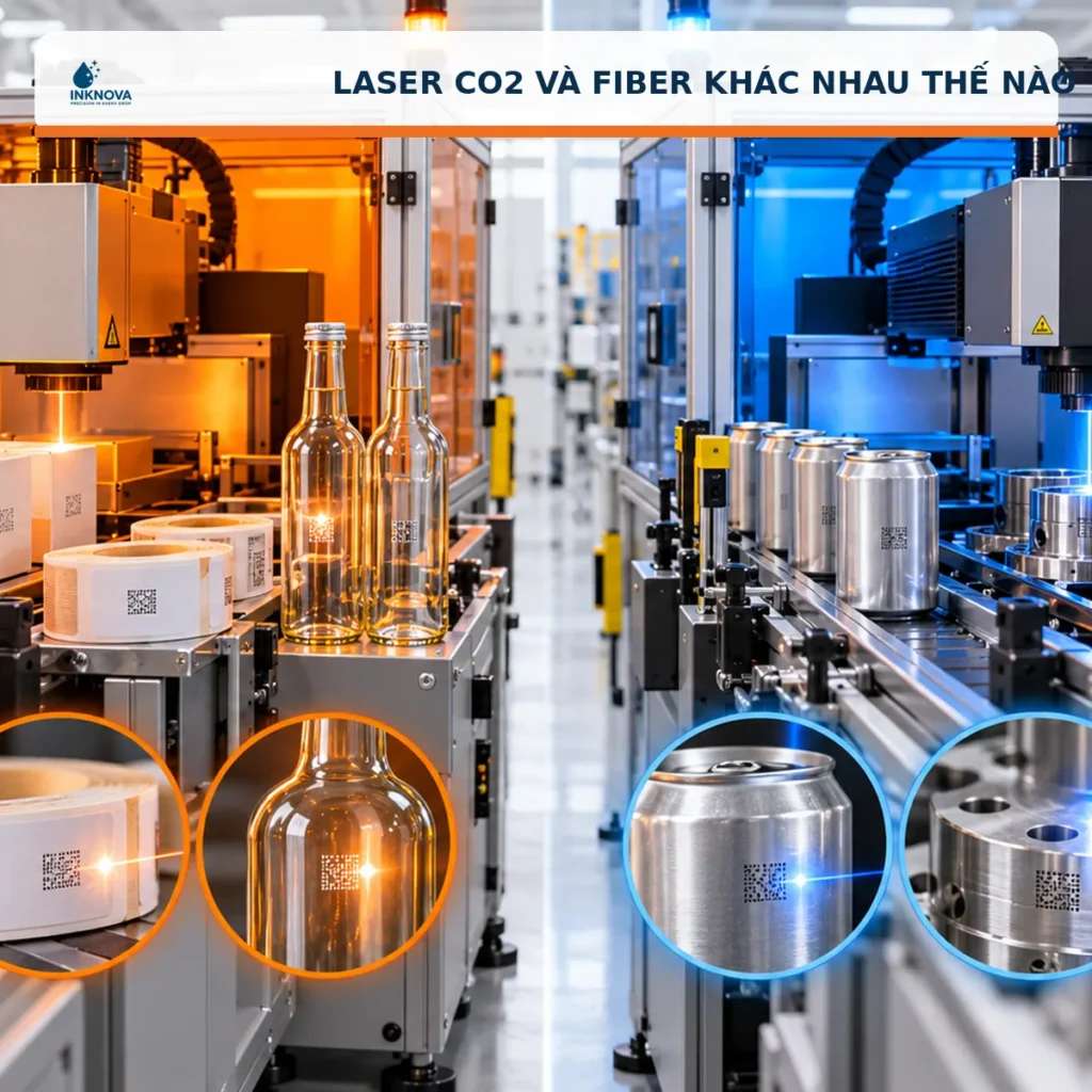 Laser CO2 và Fiber khác nhau thế nào