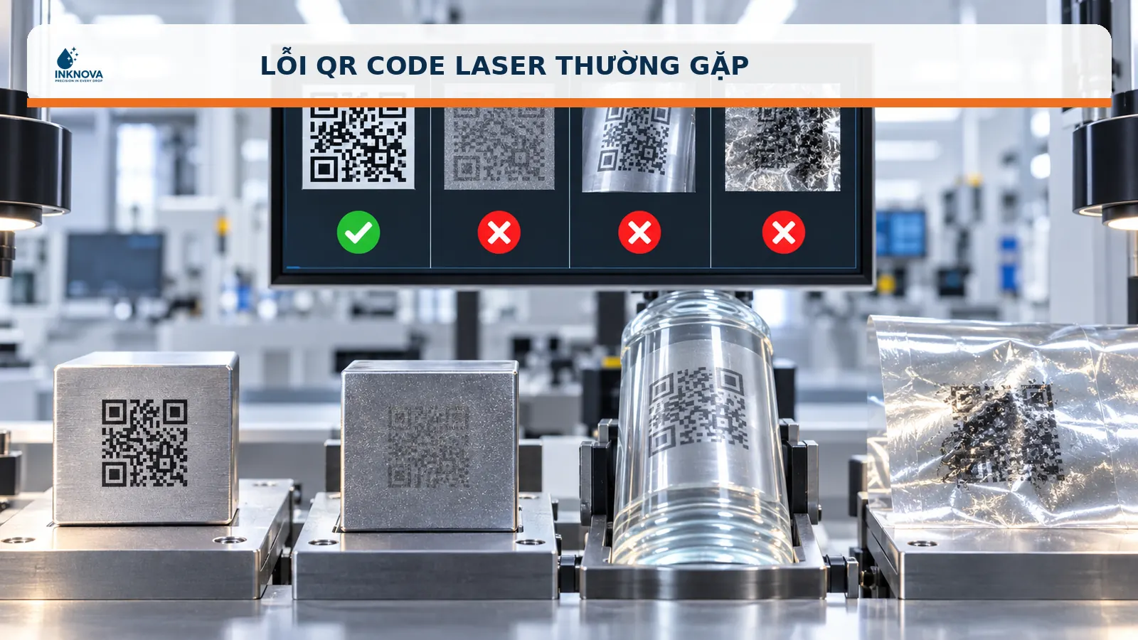 Chọn laser CO2 fiber hay UV để in QR Code