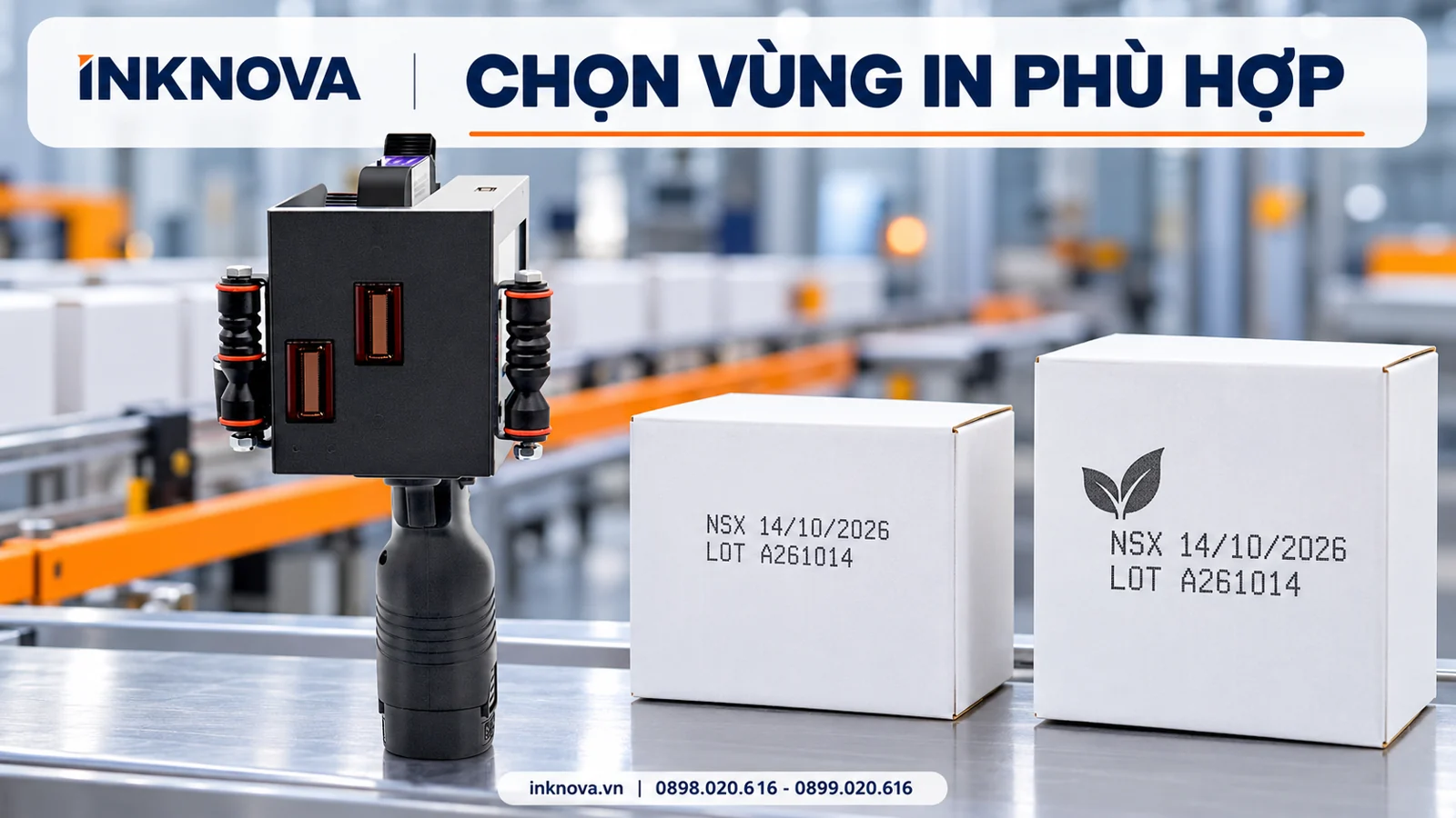 Mặt hai đầu in của máy cầm tay và các bố cục in mẫu