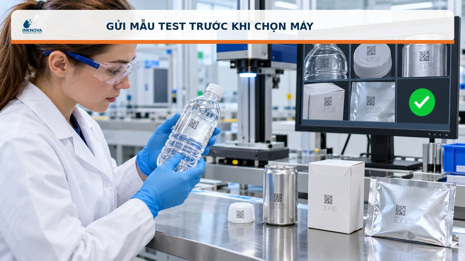 Gửi mẫu test máy laser tại Inknova