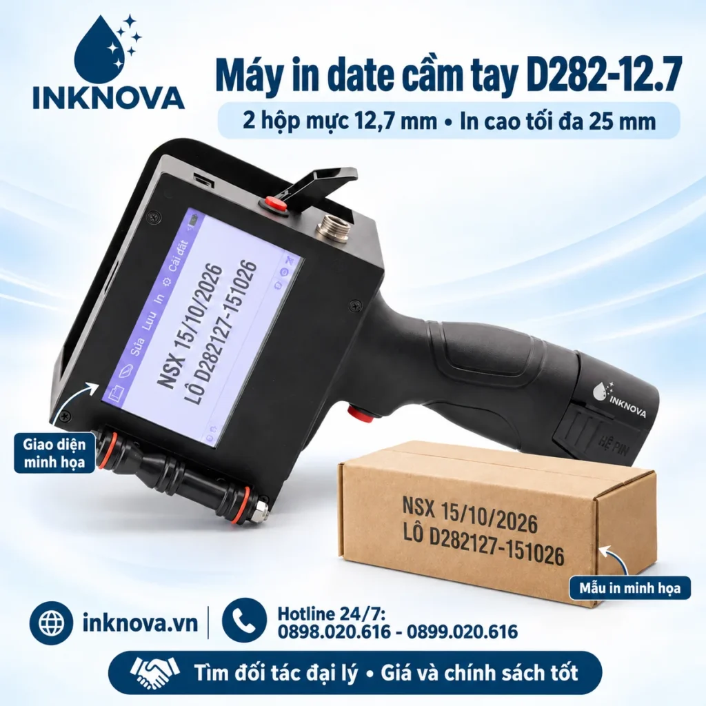 Ảnh đại diện máy in date cầm tay D282-12.7 hai đầu in INKNOVA