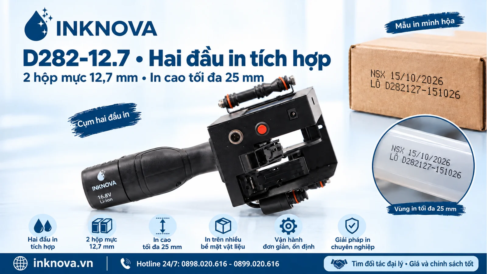 d282-12-7-02-hai-dau-in Cụm hai đầu in D282-12.7 dùng hai hộp mực 12,7 mm